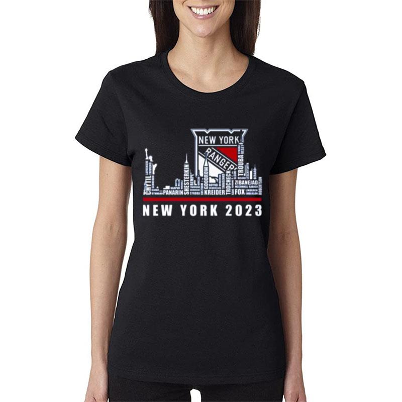 New-York-Rangers-2023-Season-Team-Players-Names-In-City-Women-Lady-T-Shirt New York Rangers 2023 Season Team Players Names In City Women Lady T-Shirt