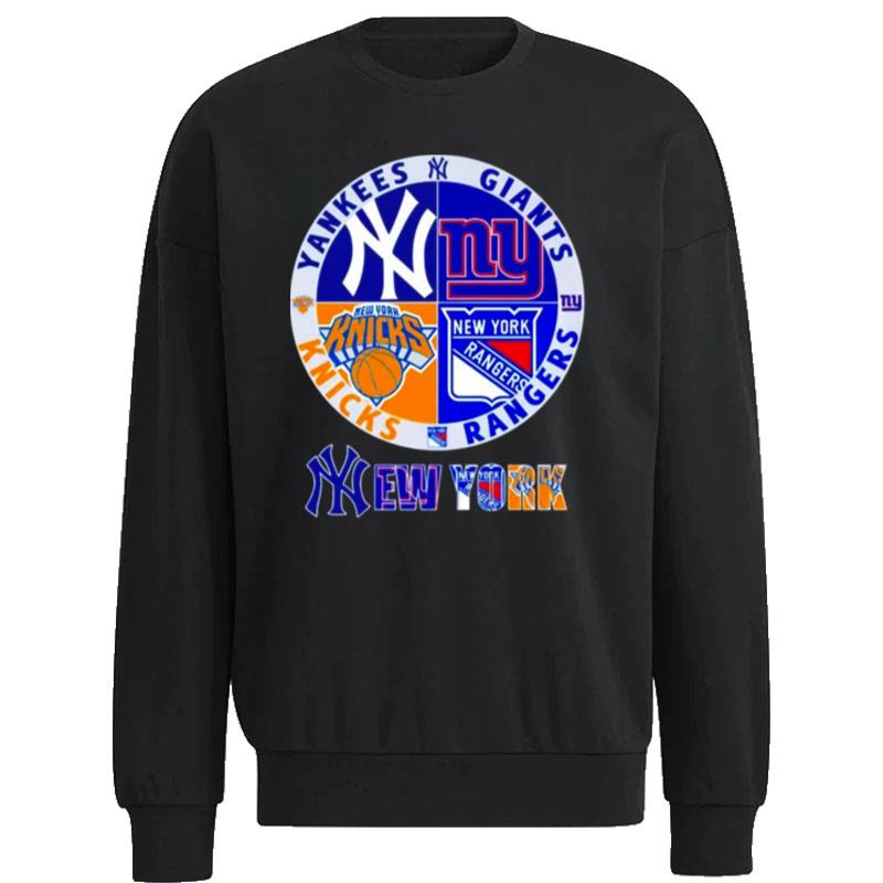 New-York-Yankees-Giants-Knicks-Rangers-Logo-Unisex-Sweatshirt New York Yankees Giants Knicks Rangers Logo Unisex Sweatshirt