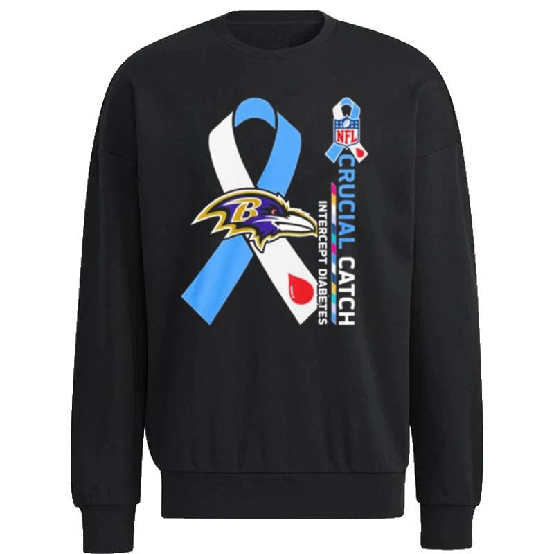 Nfl-Baltimore-Ravens-Crucial-Catch-Intercept-Diabetes-Unisex-Sweatshirt Nfl Baltimore Ravens Crucial Catch Intercept Diabetes Unisex Sweatshirt