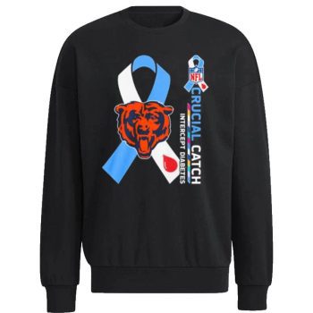 Nfl Chicago Bears Crucial Catch Intercept Diabetes Unisex Sweatshirt