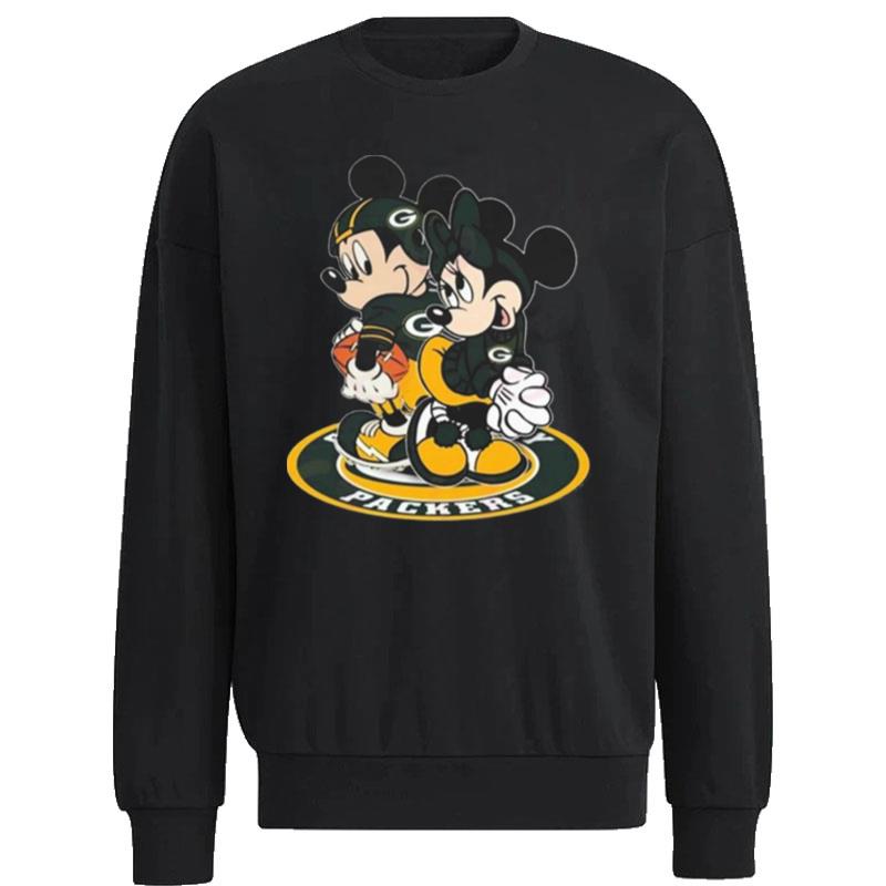 Nfl-Green-Bay-Packers-Mickey-Mouse-And-Minnie-Mouse-Unisex-Sweatshirt Nfl Green Bay Packers Mickey Mouse And Minnie Mouse Unisex Sweatshirt