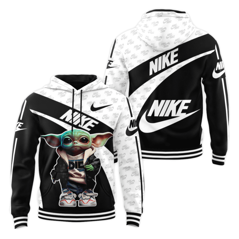 Nike-Baby-Yoda-Unisex-Pullover-3D-Hoodie-Luxury-Brand-Gifts-2023-24-IHT2885 Nike Baby Yoda Unisex Pullover 3D Hoodie Luxury Brand Gifts 2023-24 IHT2885