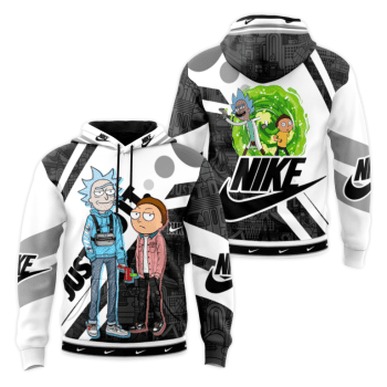 Nike Rick and Morty Unisex Pullover 3D Hoodie Luxury Brand Gifts 2023-24 IHT2975