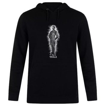Nikola Tesla Graphic Unisex Pullover Hoodie