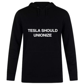 Nina Turner Tesla Should Unionize Unisex Pullover Hoodie