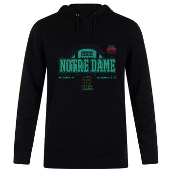 Notre Dame Fighting Irish Taxslayer Gator Bowl Bound 2022 Unisex Pullover Hoodie