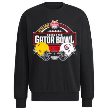 Notre Dame Fighting Irish Vs South Carolina Gamecocks Taxslayer Gator Bowl 2023 Unisex Sweatshirt