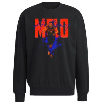 Number 7 New York Knicks Carmelo Anthony Unisex Sweatshirt