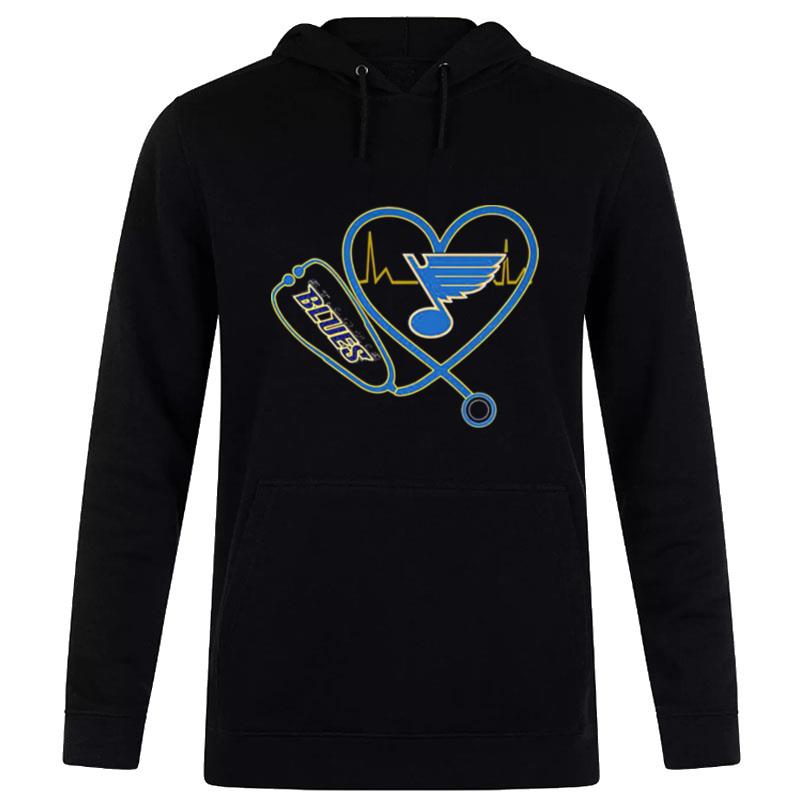 Nurse-St.-Louis-Blues-Stethoscope-Heart-Heartbeat-Unisex-Pullover-Hoodie Nurse St. Louis Blues Stethoscope Heart Heartbeat Unisex Pullover Hoodie