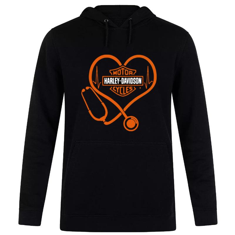 Nurse-Stethoscope-Motor-Harley-Davidson-Unisex-Pullover-Hoodie Nurse Stethoscope Motor Harley Davidson Unisex Pullover Hoodie