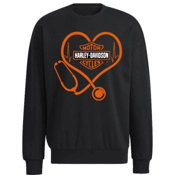 Nurse Stethoscope Motor Harley Davidson Unisex Sweatshirt