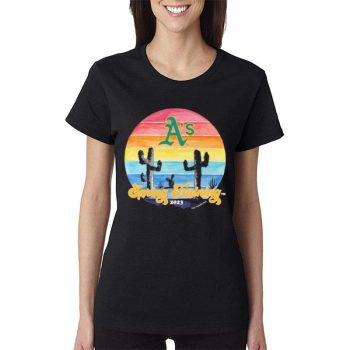 Oakland Athletics Tiny Turnip 2023 Mlb Spring Training Women Lady T-Shirt