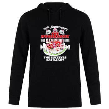 Ohio State Buckeyes 100Th Anniversary The Horseshoe 1922 2022 Unisex Pullover Hoodie