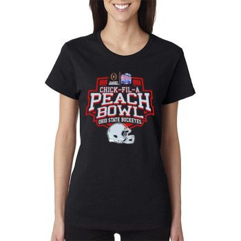 Ohio State Buckeyes 2022 Cfp Semifinals Chick Fil A Peach Bowl Women Lady T-Shirt