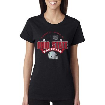 Ohio State Buckeyes 2022 Peach Bowl Nickel Blitz Women Lady T-Shirt