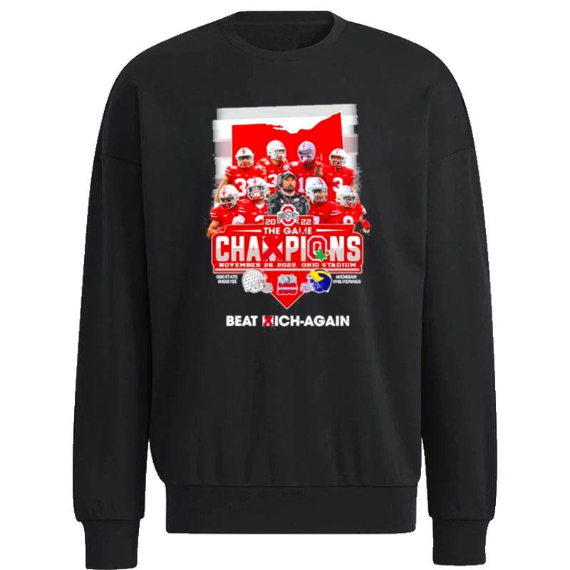 Ohio-State-Buckeyes-2022-The-Game-Champions-Unisex-Sweatshirt Ohio State Buckeyes 2022 The Game Champions Unisex Sweatshirt