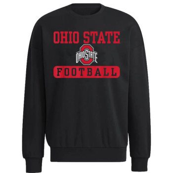 Ohio State Buckeyes Football Bar Black Unisex Sweatshirt