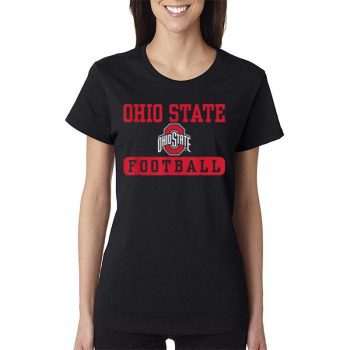 Ohio State Buckeyes Football Bar Black Women Lady T-Shirt