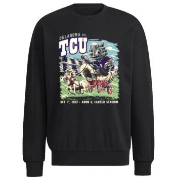 Oklahoma Sooners Vs. Tcu Horned Frogs Game Day 2022 Unisex Sweatshirt