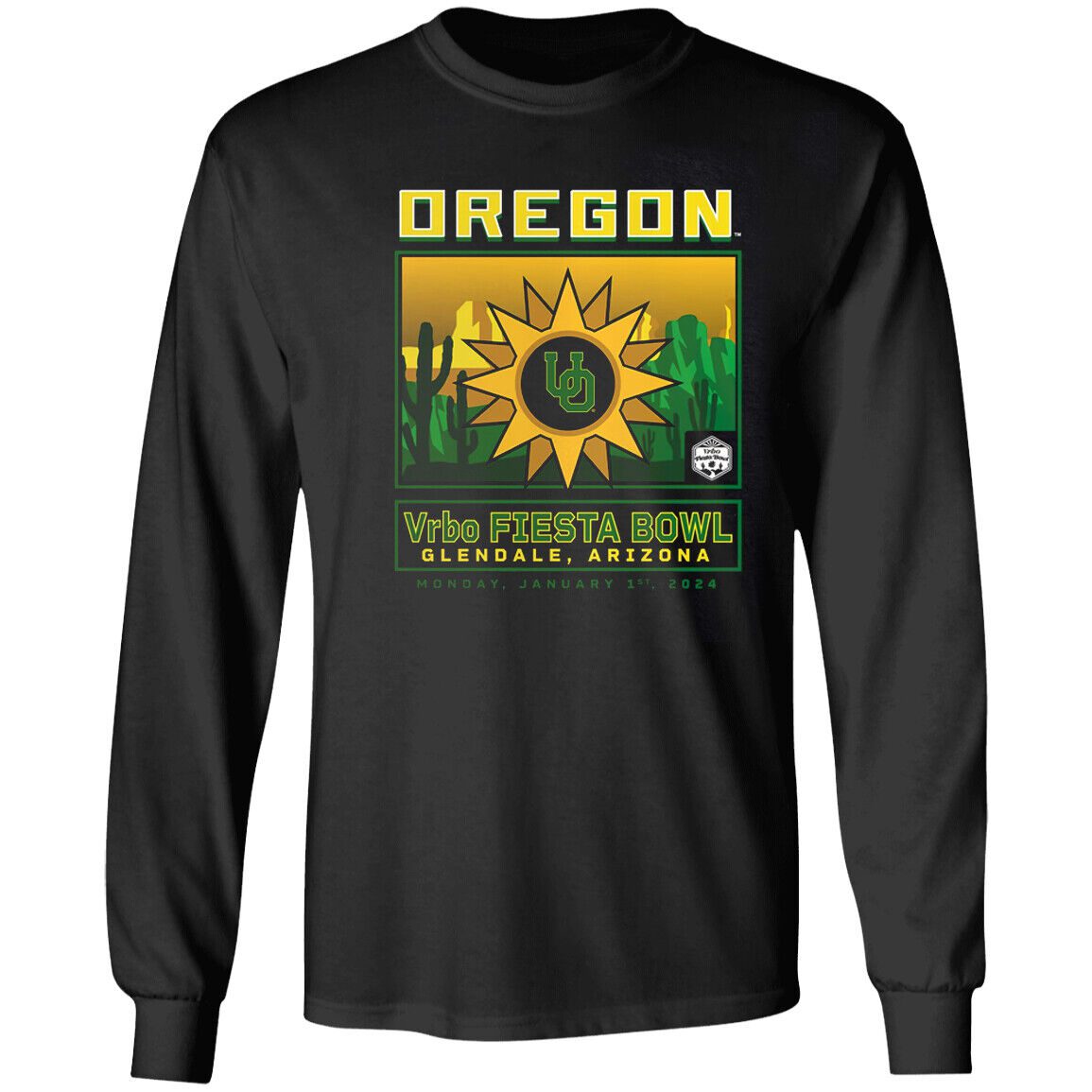 Oregon-University-2023-Cotton-Bowl-Fierce-Competitor-Unisex-LongSleeve-Shirt Oregon University 2023 Cotton Bowl Fierce Competitor Unisex LongSleeve Shirt