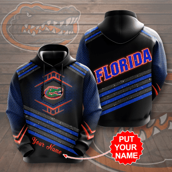 Personalized Florida Gators Football Team Unisex 3D Pullover Hoodie - Black IHT1609