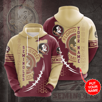 Personalized Florida State Seminoles Basketball Team Unisex 3D Pullover Hoodie IHT1577