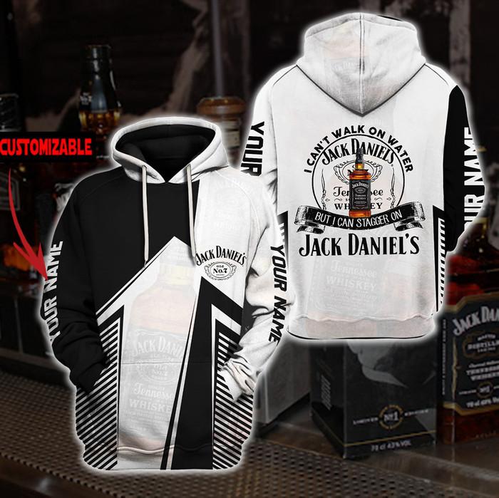 Personalized-JD-Unisex-3D-Pullover-Hoodie-White-IHT2147 Personalized JD Unisex 3D Pullover Hoodie - White IHT2147