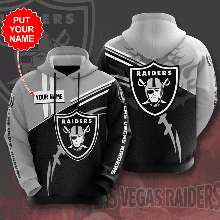 Personalized-Las-Vegas-Raiders-Football-Team-Unisex-3D-Pullover-Hoodie-Black-IHT1444 Personalized Las Vegas Raiders Football Team Unisex 3D Pullover Hoodie - Black IHT1444