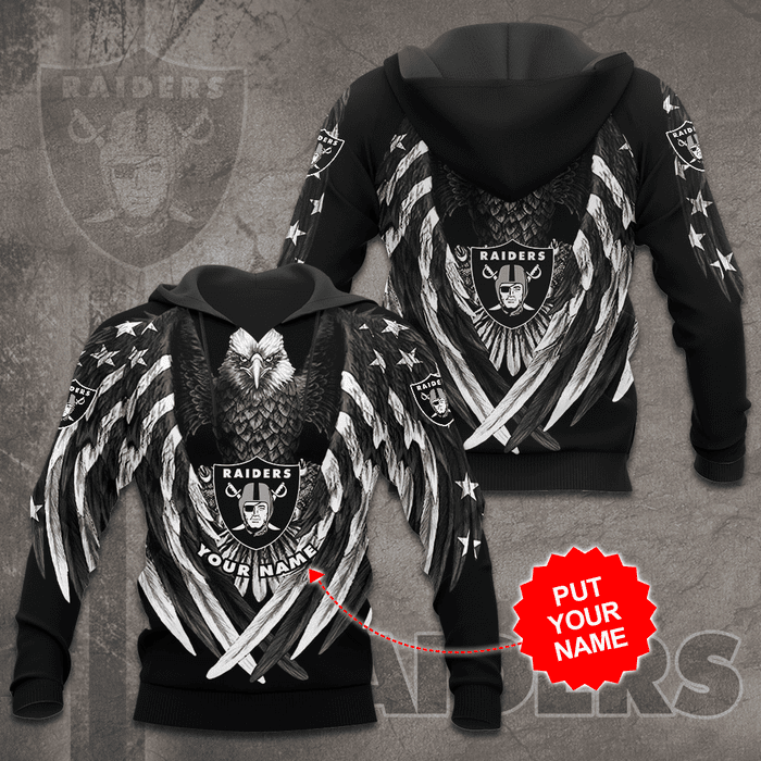 Personalized-Las-Vegas-Raiders-Football-Team-Unisex-3D-Pullover-Hoodie-Black-IHT1533 Personalized Las Vegas Raiders Football Team Unisex 3D Pullover Hoodie - Black IHT1533