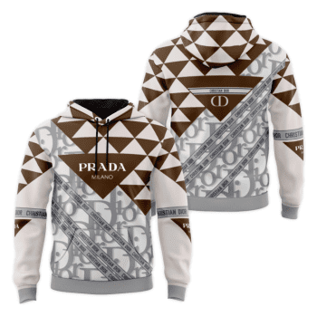 Prada Dior Unisex Pullover 3D Hoodie Luxury Brand Gifts 2023-24 IHT3302
