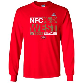 San Francisco 49ers 2023 Nfc West Division Champions Conquer Unisex LongSleeve Shirt