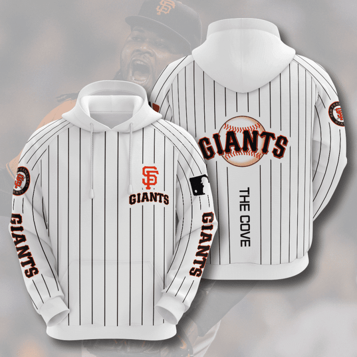 San-Francisco-Giants-The-Cove-3D-Pinstripe-Unisex-Pullover-Hoodie-White-IHT1834 San Francisco Giants The Cove 3D Pinstripe Unisex Pullover Hoodie - White IHT1834