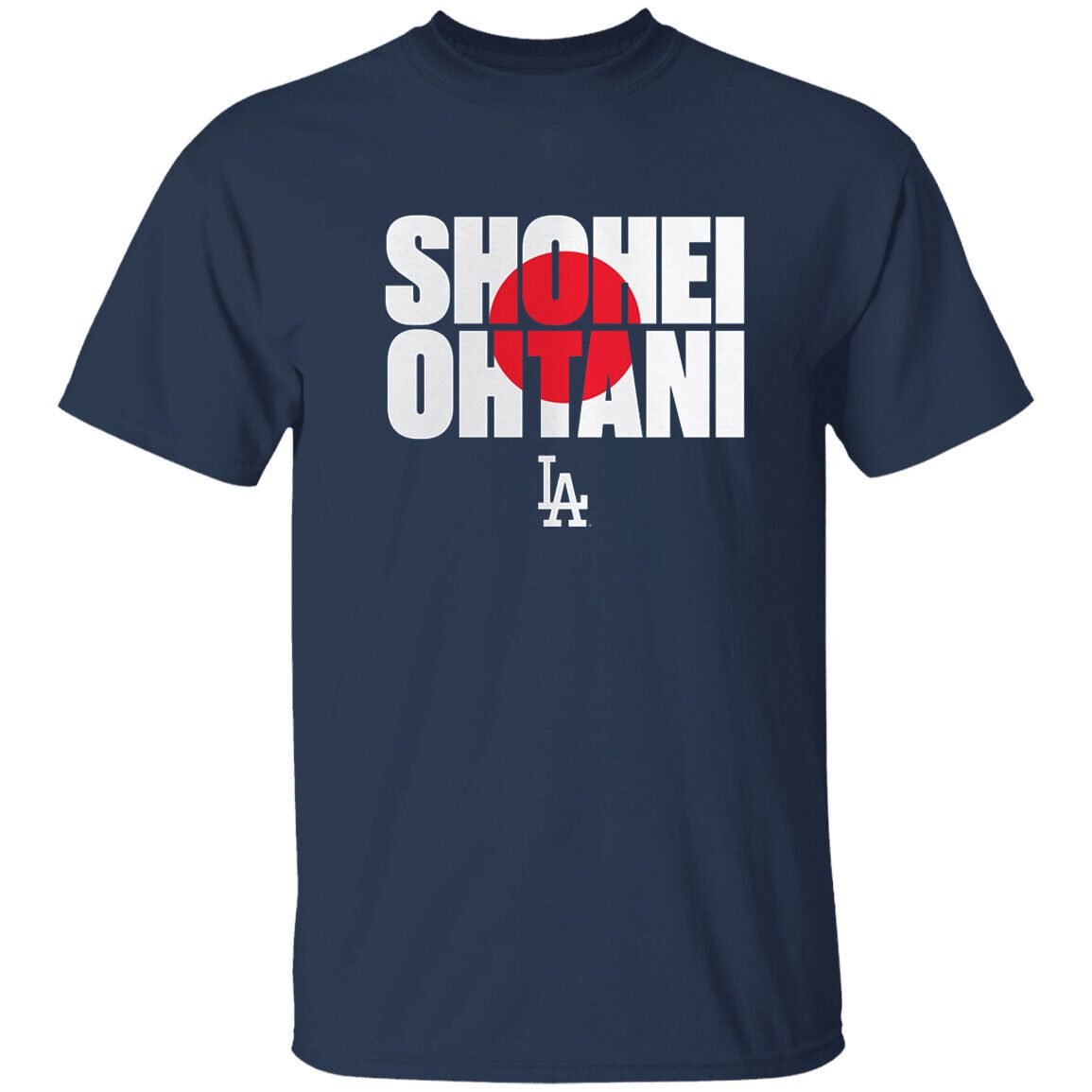 Shohei-Ohtani-Los-Angeles-Dodgers-Flag-Unisex-T-Shirt Shohei Ohtani Los Angeles Dodgers Flag Unisex T-Shirt