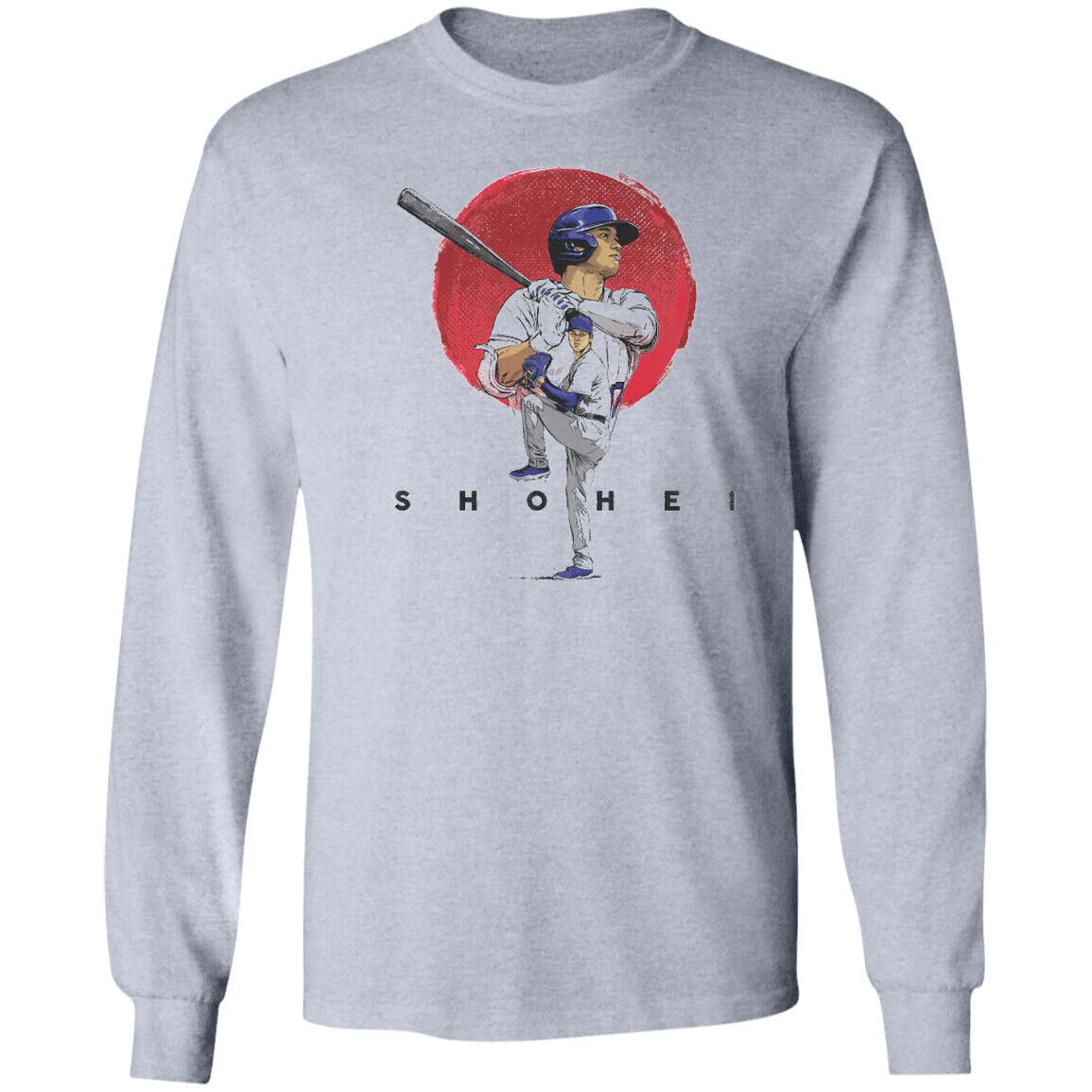 Shohei-Ohtani-Los-Angeles-Dodgers-Shohei-Sun-Unisex-LongSleeve-Shirt Shohei Ohtani Los Angeles Dodgers Shohei Sun Unisex LongSleeve Shirt