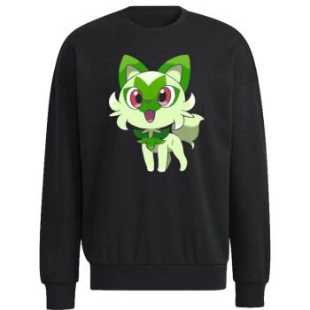 Sprigatito Pokemon Kitten Unisex Sweatshirt