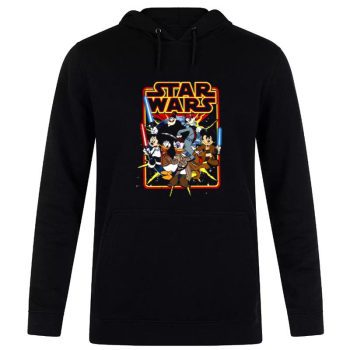 Star Wars Mickey Disney Characters Unisex Pullover Hoodie