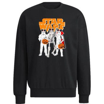 Star Wars Stormtrooper Skeleton Costume Mickey Ears Halloween Unisex Unisex Sweatshirt