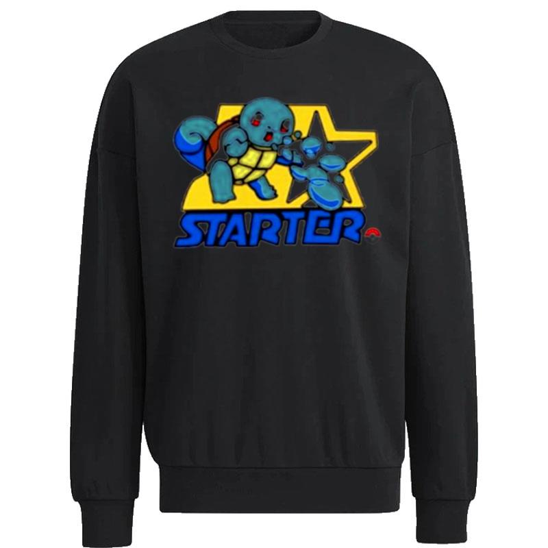 Starter-Squirtle-Pokemon-Unisex-Sweatshirt Starter Squirtle Pokemon Unisex Sweatshirt