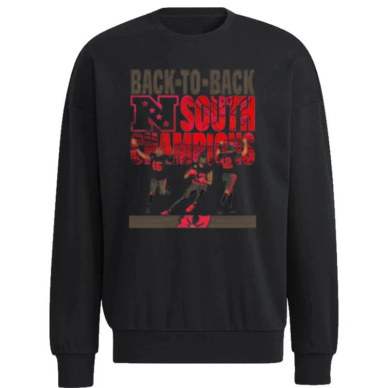 Tampa-Bay-Buccaneers-Back-To-Back-Nfc-South-Champions-Unisex-Sweatshirt Tampa Bay Buccaneers Back To Back Nfc South Champions Unisex Sweatshirt