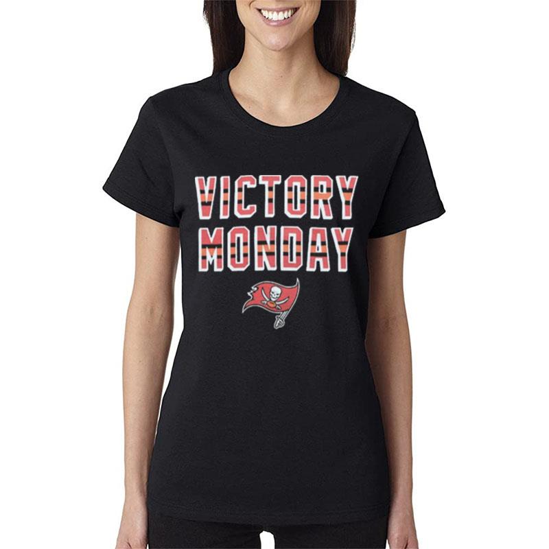 Tampa-Bay-Buccaneers-Football-Victory-Monday-Women-Lady-T-Shirt Tampa Bay Buccaneers Football Victory Monday Women Lady T-Shirt