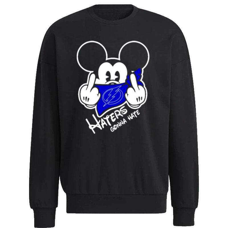 Tampa-Bay-Lightning-Mickey-Haters-Gonna-Hate-Unisex-Sweatshirt Tampa Bay Lightning Mickey Haters Gonna Hate Unisex Sweatshirt