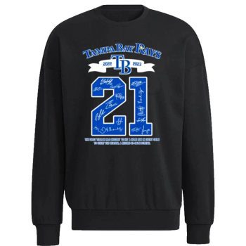 Tampa Bay Rays 2022 2023 Signatures Unisex Sweatshirt