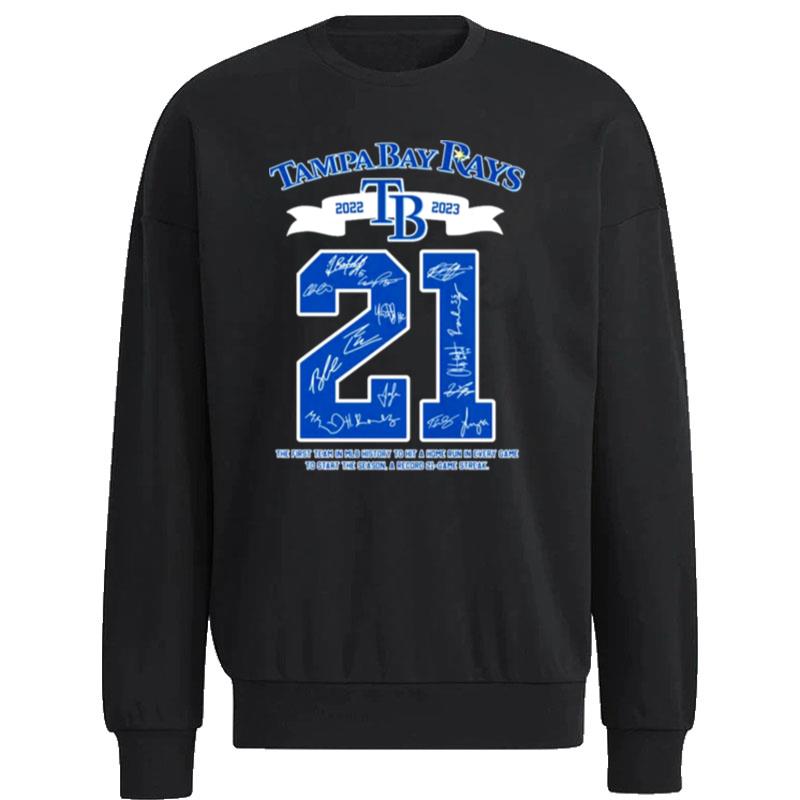 Tampa-Bay-Rays-2022-2023-Signatures-Unisex-Sweatshirt Tampa Bay Rays 2022 2023 Signatures Unisex Sweatshirt