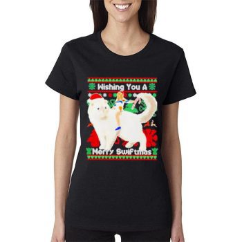 Taylor swift wishing you a merry swiftmas ugly 2022 T shirt Women Lady T-Shirt