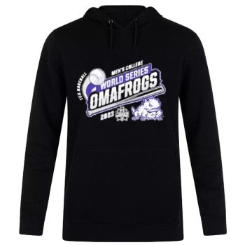 Tcu Horned Frogs Blue 84 2023 NCAA Men's Baseball College World Series Unisex Pullover Hoodie