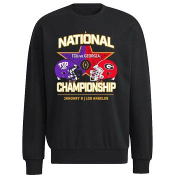 Tcu Horned Frogs Vs Georgia Bulldogs Fanatics Branded College Football Playoff 2023 National Championship Matchup Unisex Sweatshirt