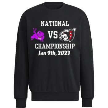 Tcu Horned Frogs Vs Georgia Bulldogs NCAA Football Championship Game 2023 Unisex Sweatshirt