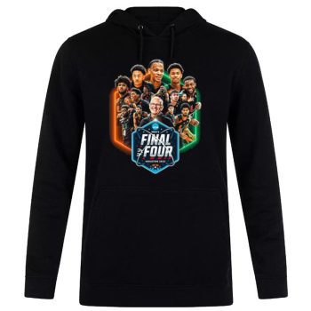 Team Basketball Miami Hurricanes 2023 NCAA Men's Final Four Unisex Pullover Hoodie