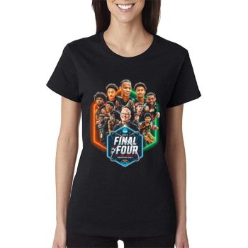 Team Basketball Miami Hurricanes 2023 Ncaa  Final Four Women Lady T-Shirt