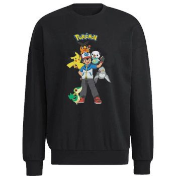 Team Unys Pokemon Design Ash Ketchum Unisex Sweatshirt